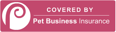 Large Trust Badge - Covered by Pet Business Insurance
